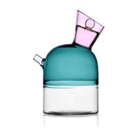 Ichendorf Oil Bottle 320ml - Clear/Petrolblue/Pink - thumbnail