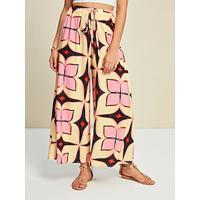 Bohemia Wide Leg Maxi Pants with Pocket - thumbnail