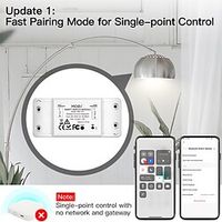 Bluetooth Smart Switch Relay Module Single Point Control And Pairing Without WiFi Network Bluetooth Sigmesh Functional Wireless Remote Control With Bluetooth Gateway for Daily Lightinthebox - thumbnail