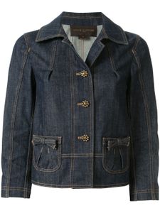 Louis Vuitton pre-owned long sleeve denim jacket - Blue