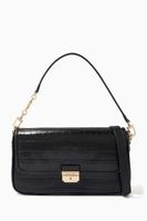 Small Bradshaw Shoulder Bag in Croc-embossed Leather - thumbnail