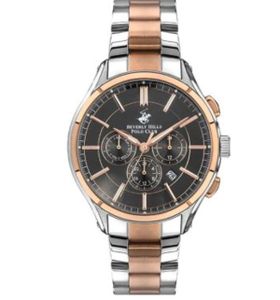 Beverly Hills Polo Club Men's Multi Function Gun Dial Watch - BP3304X.460