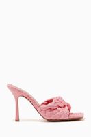 Stretch Mules in Intrecciato Raffia Stretch Mules in Intrecciato Raffia
