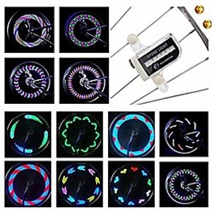 2pcs 14 led bike wheel lights-waterproof bright bicycle tire lights strip, 100% brighter and visible from all angles,safety and style with batteries,ce certification Lightinthebox