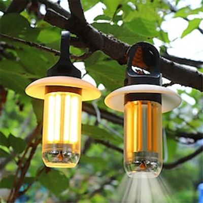 2pcs 1PC Mini LED Camping Lights Warm white Dual-light Flashlight Multifunctional Camping Atmosphere Lights Emergency Lighting Keychain Lightinthebox