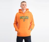 Mens Pop Style Hoodie  Jaffa Orange - thumbnail