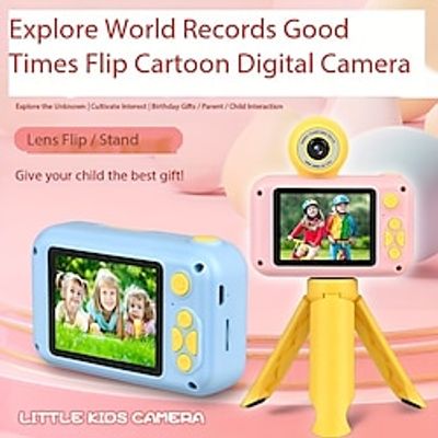 Mini Digital Camera 1080P Camera Color Toy Rechargeable Camera With 2.4 Inch Screen Mini Camera Camera Toys For 3 -12 Year Old BoysGirls Digital Camera With Video Christmas Birthday Festival Gifts Lightinthebox