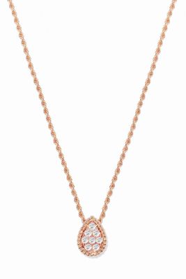 Rose-Gold Serpent Bohème Pendant Necklace