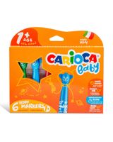 Carioca Baby Teddy Marker 6 + 1 Pieces Carioca Baby Teddy Marker 6 + 1 Pieces