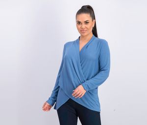 Womens Long Sleeve  Sweater Top  Water Scape