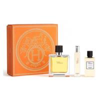 Hermes Terre D'Hermes 3Pcs Men 100Ml Edt +15Ml Edt + 40Ml Sg Set