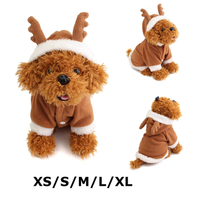 Pet Dog Puppy Christmas Lovely Deer Sweater Hoodie Jumpsuit Coat Clothes Outwear Pet Dog Puppy Christmas Lovely Deer Sweater Hoodie Jumpsuit Coat Clothes Outwear