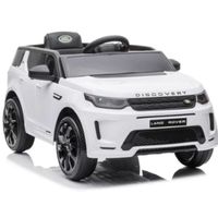 Megastar Ride On Licensed Land Rover 12V Signature Discovery kids SUV With Parent Remote Control, White - 1080-w (UAE Delivery Only)