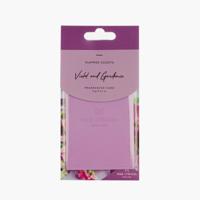 Wax Lyrical Violet and Gardenia Fragranced Card - 12 gms