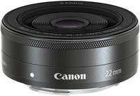 Canon EF M 22 mm f/2 STM Lens, Black, 5985B005AA, B008O0IDAC