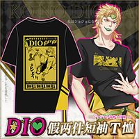 Inspired by JoJo's Bizarre Adventure JOJO T-shirt 100% Polyester Anime Flash Hoodie For Women's / Men's miniinthebox - thumbnail