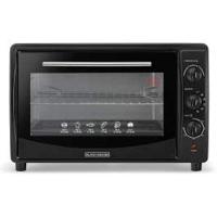 BLACK+DECKER 45L Double Glass Multifunction Toaster Oven with Rotisserie for Toasting/ Baking/ Broiling Black TRO45RDG-B5 2 Years Warranty