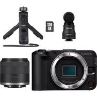 Canon EOS R50 V Mirrorless Camera with RF-S 14-30mm PZ Lens Vlogger Kit - Black