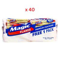 Jack N Jill Magic Flakes Premium Cracker10X28G+28G Pack Of 40 (UAE Delivery Only)