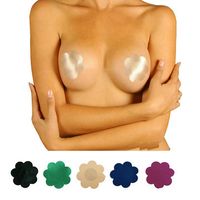 Sexy Flower Shape Sticky Waterproof Disposable Strapless Invisible Cozy Bras