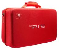 Dead Skull Hardshell PlayStation 5 PS5 Carrying Case, Red