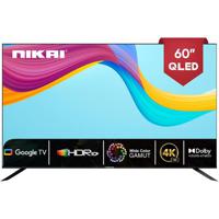 Nikai 60 Inch 4K QLED Ultra HD Smart Google TV| Hands-Free Voice Control| Game Master| Dolby Vision + Atmos| 4K HDR10+| Effortless Connectivity wit... - thumbnail