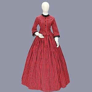 Retro Vintage Victorian Edwardian Dress Skirt Jacket Gown Princess Bridal Women's Cosplay Costume Masquerade Theater Dickens Events Dress Lightinthebox