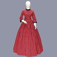 Retro Vintage Victorian Edwardian Dress Skirt Jacket Gown Princess Bridal Women's Cosplay Costume Masquerade Theater Dickens Events Dress Lightinthebox - thumbnail