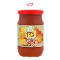 Super Chef Jam Apricot 380Gm (Pack Of 12)