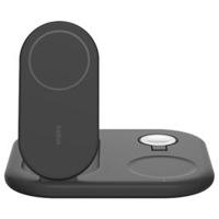 Belkin Qi2 3-in-1 Magnetic Foldable Wireless Charger 15W - Black (BL-Qi2Magnetic-stnd-3IN1-Blk)