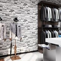 1pc 3D Imitation Tile Wall Sticker  Wallpaper, Home Decorations For Living Rooms And Bedrooms Lightinthebox - thumbnail