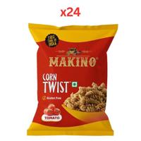 Makino Corn Twist Tomato 60g (Pack Of 24)