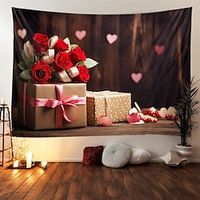 Valentine's Day Gift Boxes Hanging Tapestry Wall Art Large Tapestry Mural Decor Photograph Backdrop Blanket Curtain Home Bedroom Living Room Decoration Lightinthebox - thumbnail