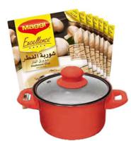 Nestle Maggi Excellence Mushroom Soup with Pot 54g (Pack of 7)