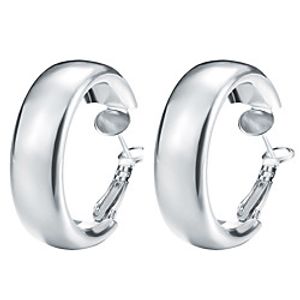 Women's Hoop Earrings Earrings Classic Fashion Simple Fashion Modern Earrings Jewelry Silver / Gold For Party Evening Gift Formal Beach Festival 1 Pair miniinthebox