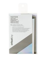 Cricut Joy Insert Cards, Gray & Silver Holographic Multicolour 4.25 x 5.5 inch