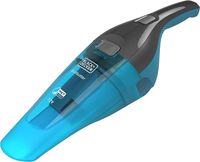 Black+Decker Cordless Dustbuster Handheld Wet & Dry Vacuum Cleaner, 7.2 V 1.5 Ah Li-Ion Battery With Charger Base, 385 ml, 14 Air Watts Suction Power, Blue - Wdc215Wa-B5