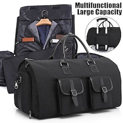 Men's Handbag Duffle Bag Oxford Cloth Office Holiday Travel Zipper Large Capacity Expandable Solid Color Black miniinthebox Men's Handbag Duffle Bag Oxford Cloth Office Holiday Travel Zipper Large Capacity Expandable Solid Color Black miniinthebox