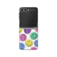 Samsung Galaxy Z Flip6 Smiley Multi Color Slim Impression Case |GP-FPF741SBDUW