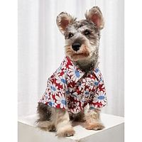 Cute Floral Dog T-shirts , Girl Dog Princess T-shirts  with Flower Pattern, Summer Skirt for Small Dogs Cat, Puppy T-shirts  for Party, Wedding, Holiday, Lovely Pet Costume Outfit Apparel, Great Dog Gift miniinthebox - thumbnail