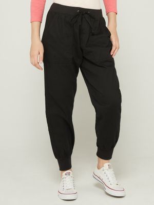 Drawstring Joggers In Twill With Washwell™ Drawstring Joggers In Twill With Washwell™