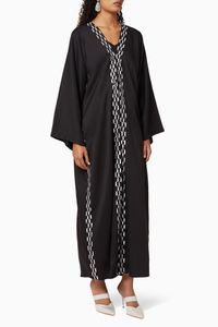 Embroidered Crepe Abaya