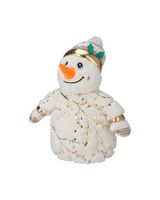 Koopman Xmas Figure Plush 30cm White - thumbnail