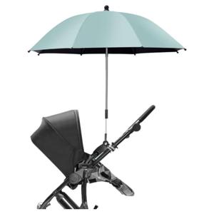 Teknum Universal Stroller Umbrella With Holder Clip Clamp 360 Degree Rotatable - Green TK_UMWC_GR