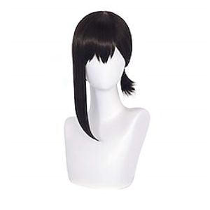 Short Black Wig  Hairpin for Kobeni Cosplay Wig with Ponytails for Chainsaw Man Lightinthebox