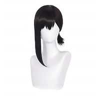 Short Black Wig  Hairpin for Kobeni Cosplay Wig with Ponytails for Chainsaw Man Lightinthebox - thumbnail