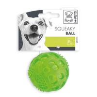 M-PETS Squeaky Ball Dog Toy Green (Pack of 4)