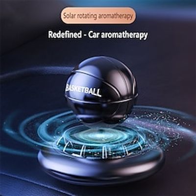 Automotive Air Freshener Indoor Original Men And Women Perfume Diffuser Solar Rotating Basketball Aroma Decoration Accessories miniinthebox