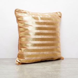 Digital and Foil Print Filled Cushion - 45x45 cms