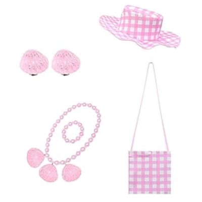 pink figure accessories Fisherman hat bag Earrings necklace bracelet bow hair accessories Lightinthebox